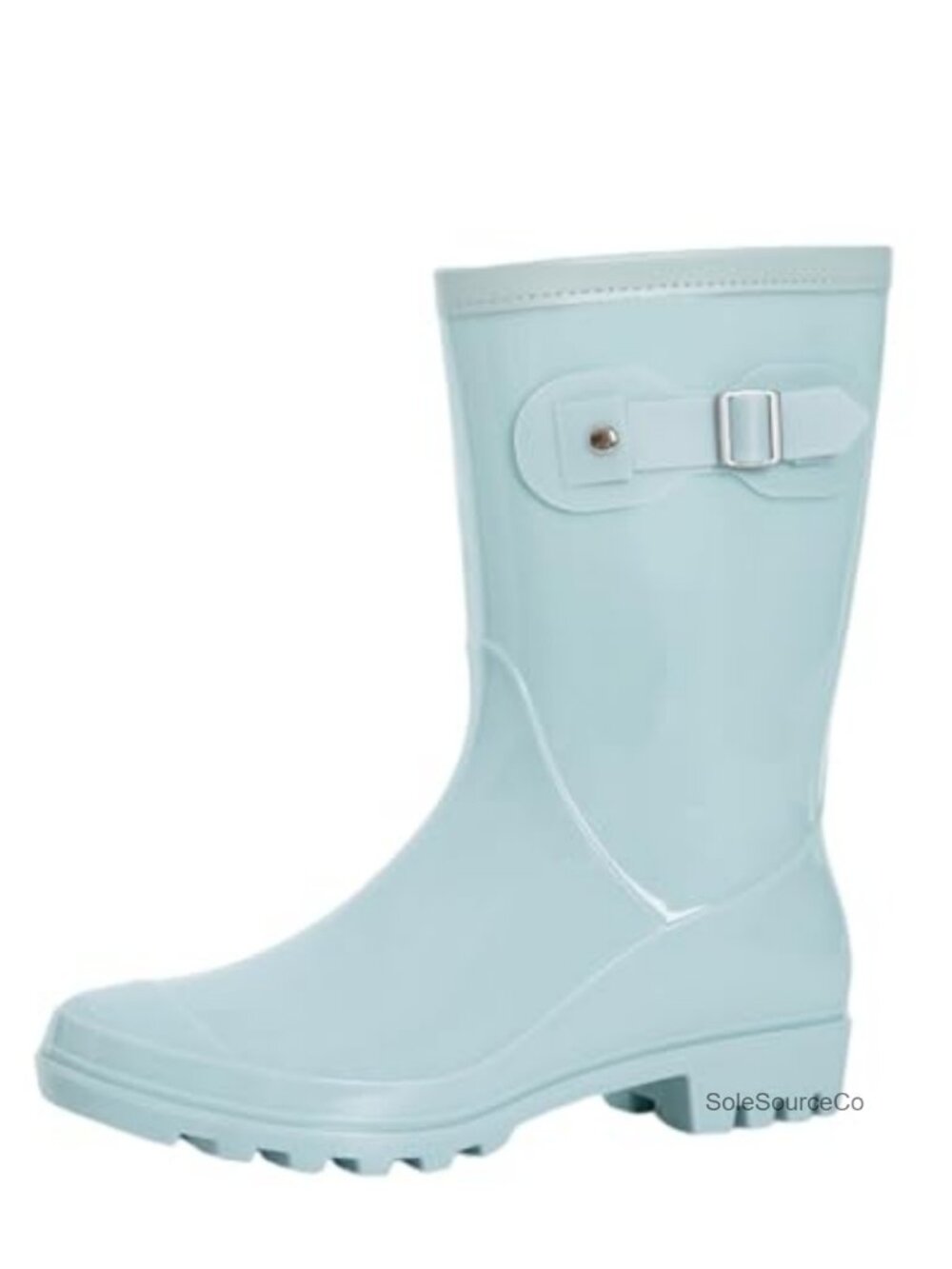 Women's Mid Calf Waterproof Rain Boots with Comfort Insole